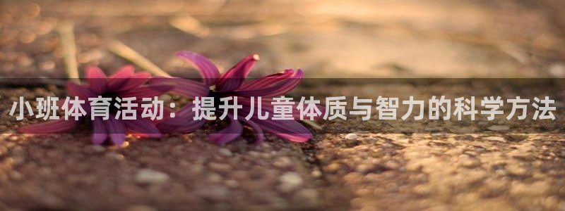 皇冠277体育：小班体育活动：提升儿童体质与智力的科学方法
